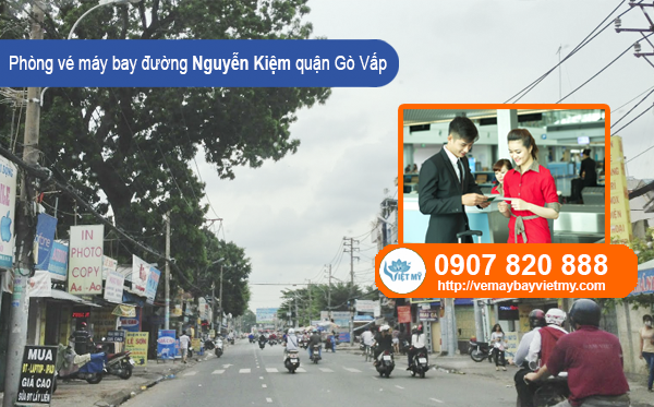 Phòng vé máy bay đường Nguyễn Kiệm quận Gò Vấp