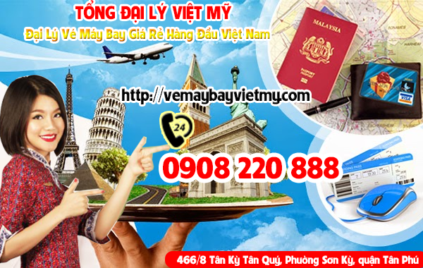 Tổng Công Ty Việt Mỹ Đại Lý Vé Máy Bay Giá Rẻ Hàng Đầu Việt Nam tại AEON MALL Tân Phú