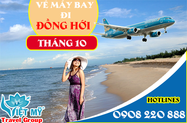 Vé máy bay đi Đồng Hới tháng 10 hãng Vietnam Airlines