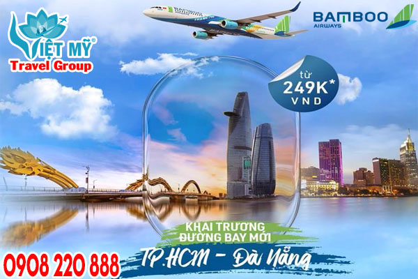 Bamboo Airways chào mừng đường bay mới từ TPHCM - Đà Nẵng