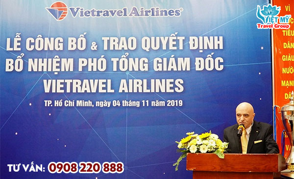 Phó Tổng giám đốc hãng Vietravel Airlines được bổ nhiệm