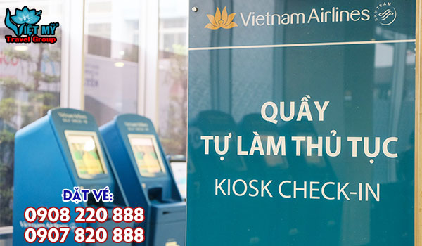 VNA triển khai dịch vụ kiosk check-in tại sân bay Cát Bi