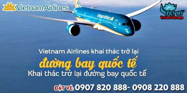 Lịch bay 1 chiều đi Quốc tế của Vietnam Airlines