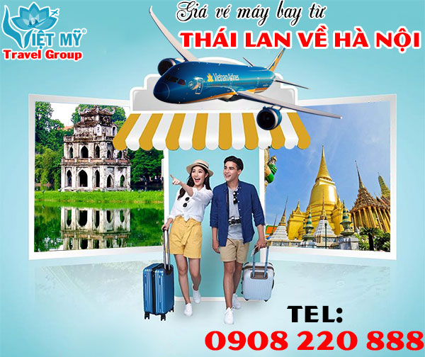 Giá vé máy bay từ Thái Lan về Hà Nội