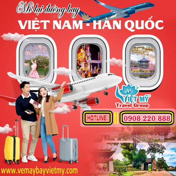 Mở lại đường bay Việt Nam Hàn Quốc