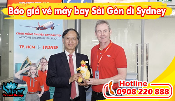 Báo giá vé máy bay Sài Gòn đi Sydney hãng Vietjet Air