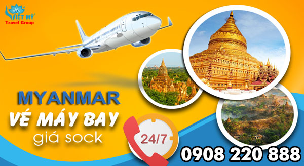 Myanmar Airways ưu đãi vé máy bay đi Myanmar